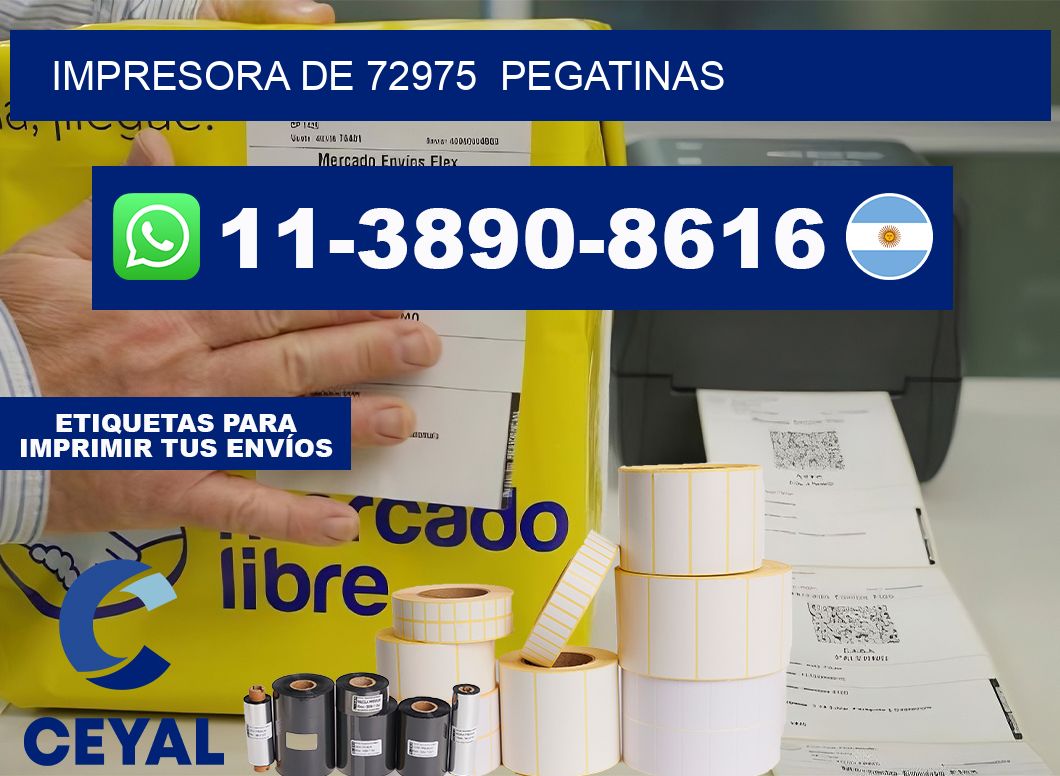impresora de 72975  pegatinas