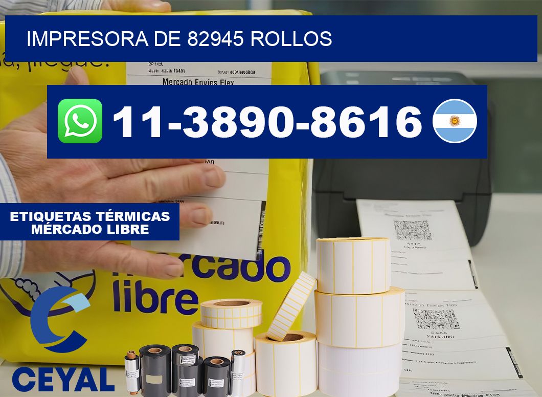 impresora de 82945 rollos