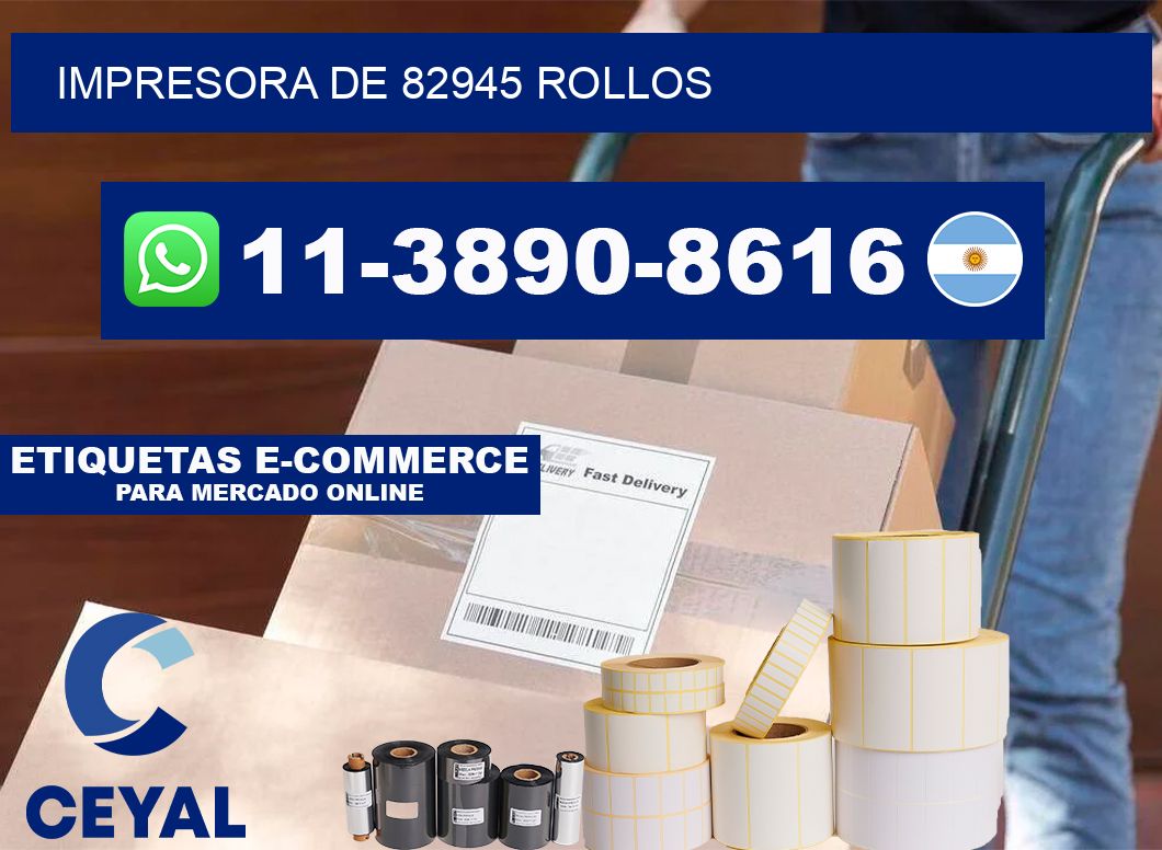 impresora de 82945 rollos