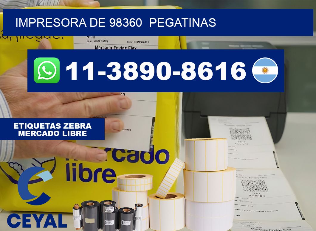 impresora de 98360  pegatinas
