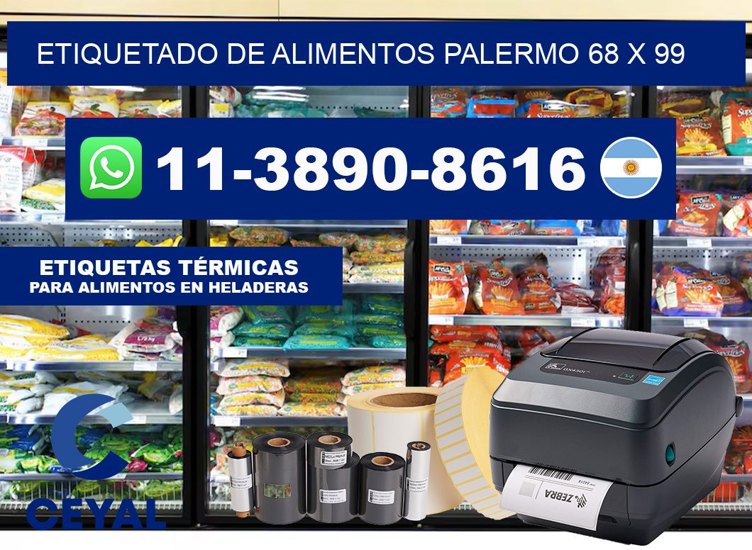 Etiquetado de alimentos palermo 68 x 99