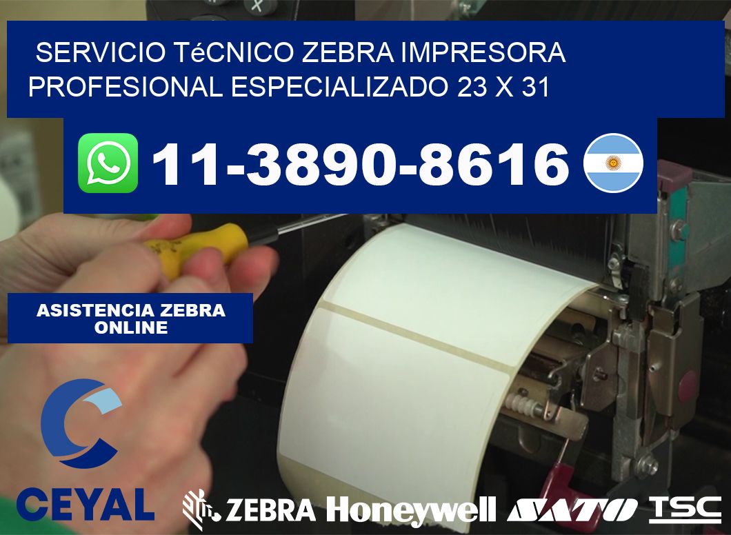 Servicio Técnico Zebra Impresora Profesional Especializado 23 x 31