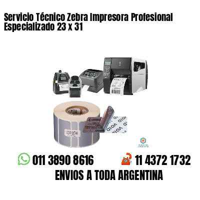 Servicio Técnico Zebra Impresora Profesional Especializado 23 x 31