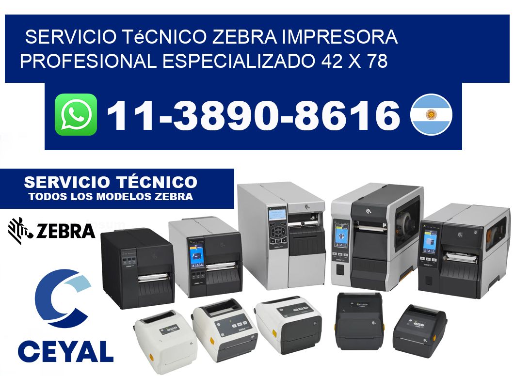 Servicio Técnico Zebra Impresora Profesional Especializado 42 x 78