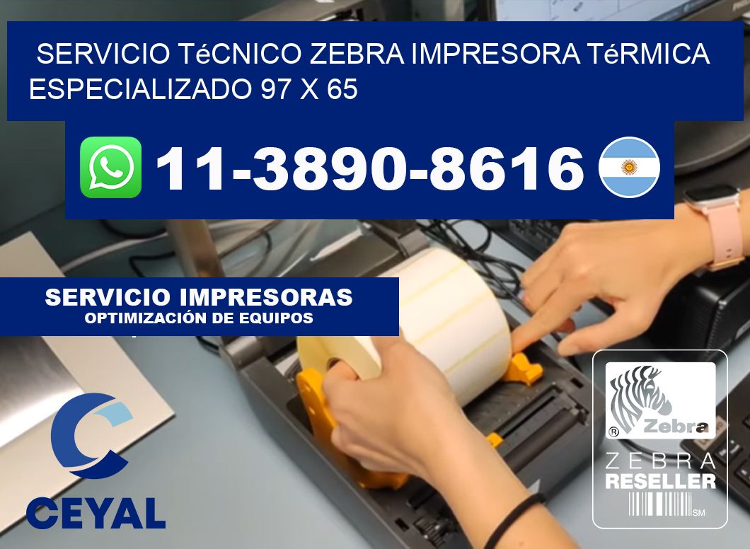 Servicio Técnico Zebra Impresora Térmica Especializado 97 x 65