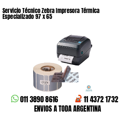 Servicio Técnico Zebra Impresora Térmica Especializado 97 x 65
