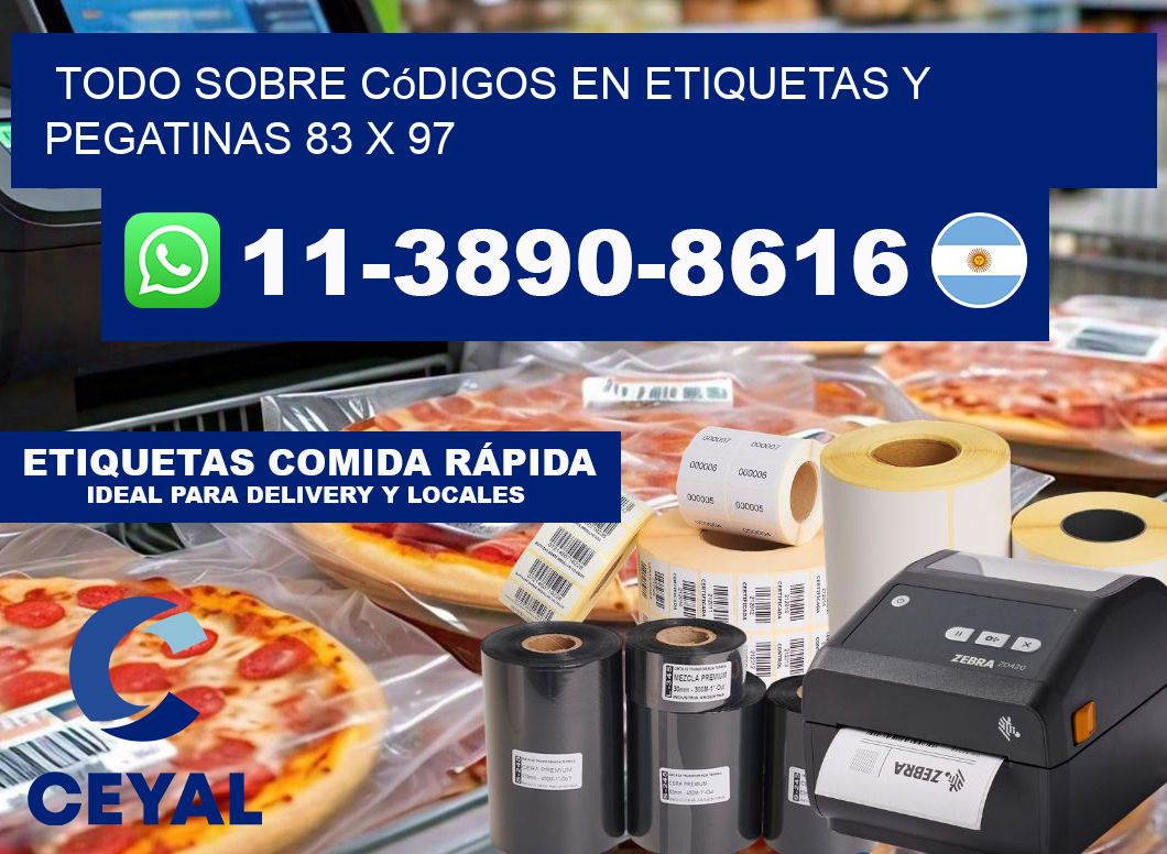 Todo sobre códigos en etiquetas y pegatinas 83 x 97