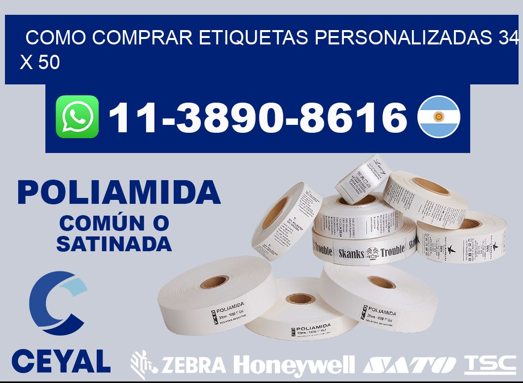 como comprar etiquetas personalizadas 34 x 50
