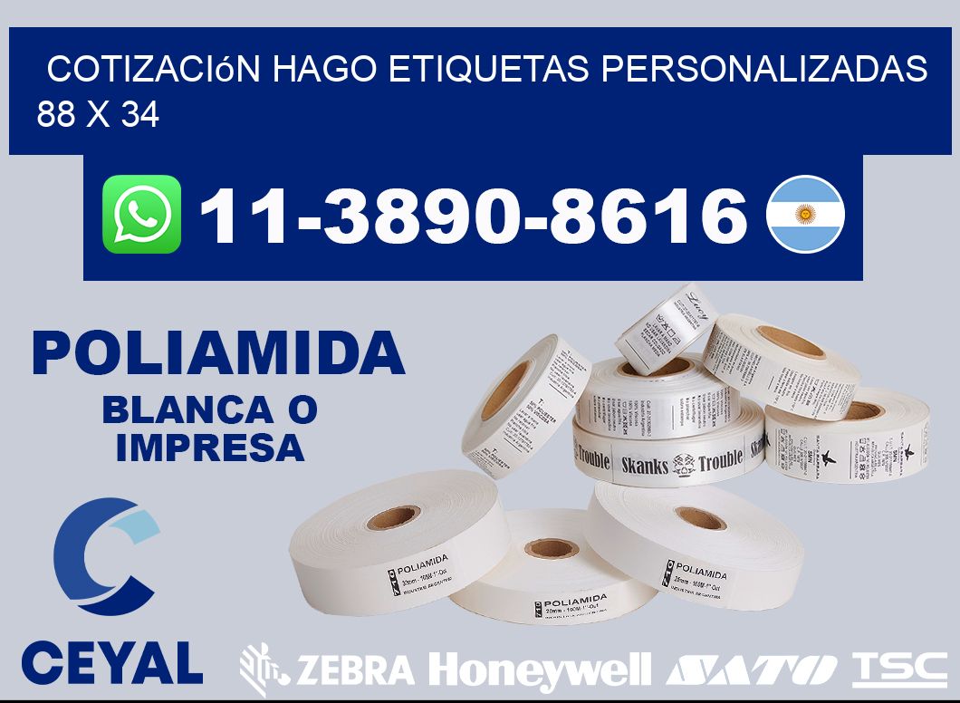 cotización hago etiquetas personalizadas 88 x 34