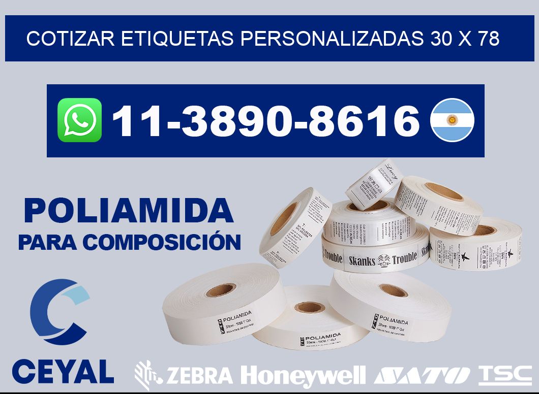 cotizar etiquetas personalizadas 30 x 78