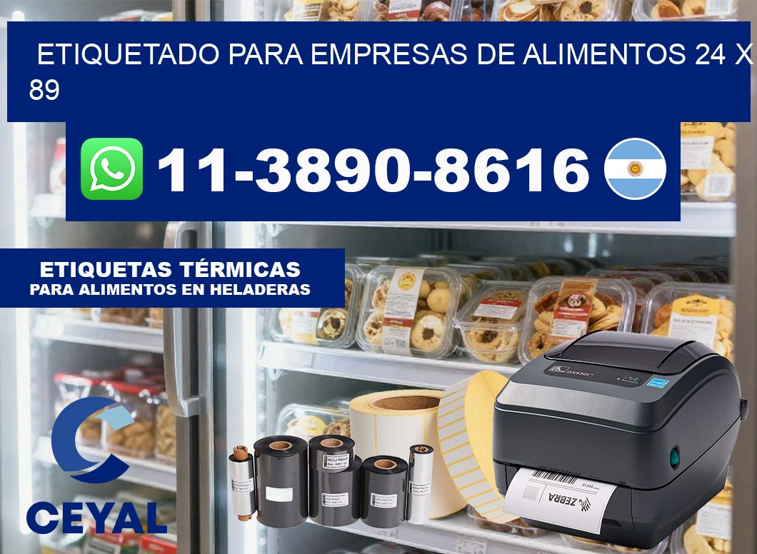 etiquetado para empresas de alimentos 24 x 89