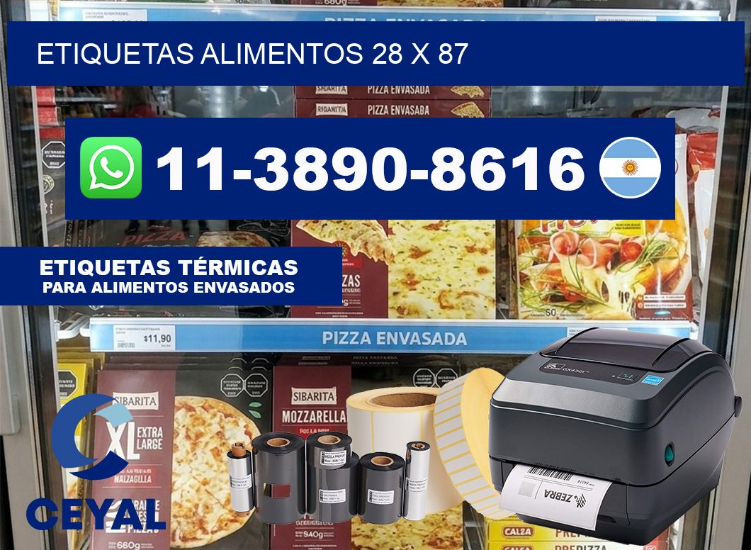 etiquetas alimentos 28 x 87