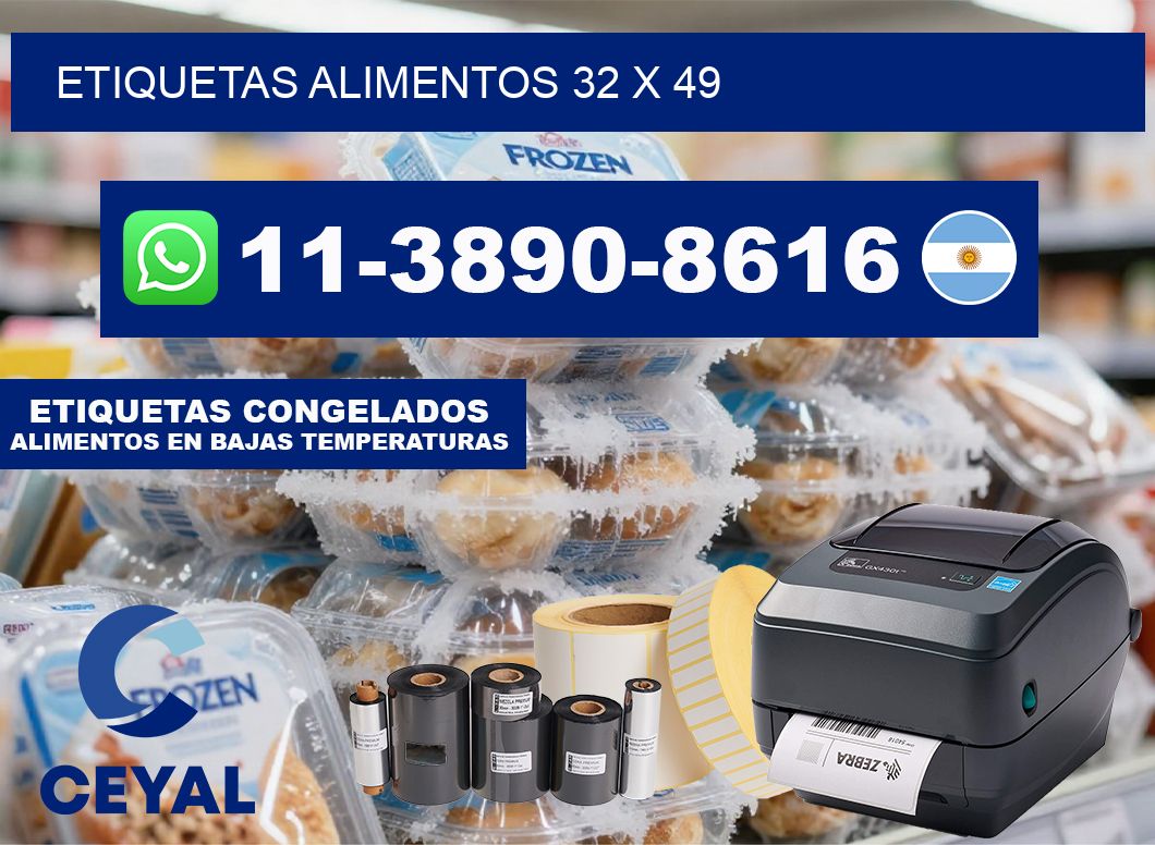 etiquetas alimentos 32 x 49