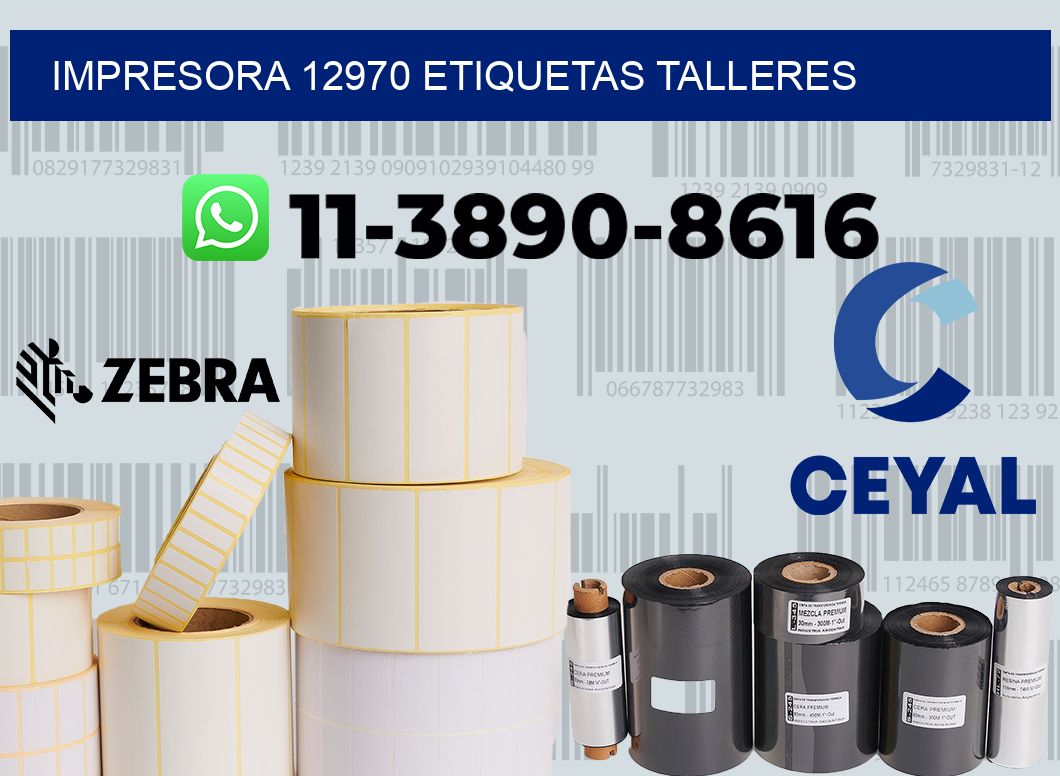 impresora 12970 etiquetas talleres