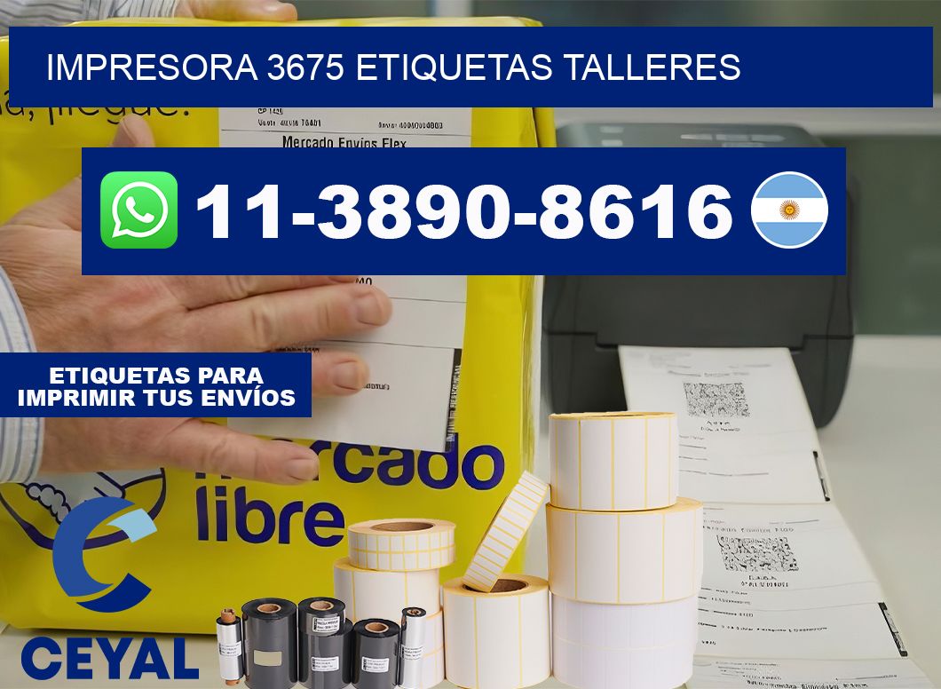 impresora 3675 etiquetas talleres