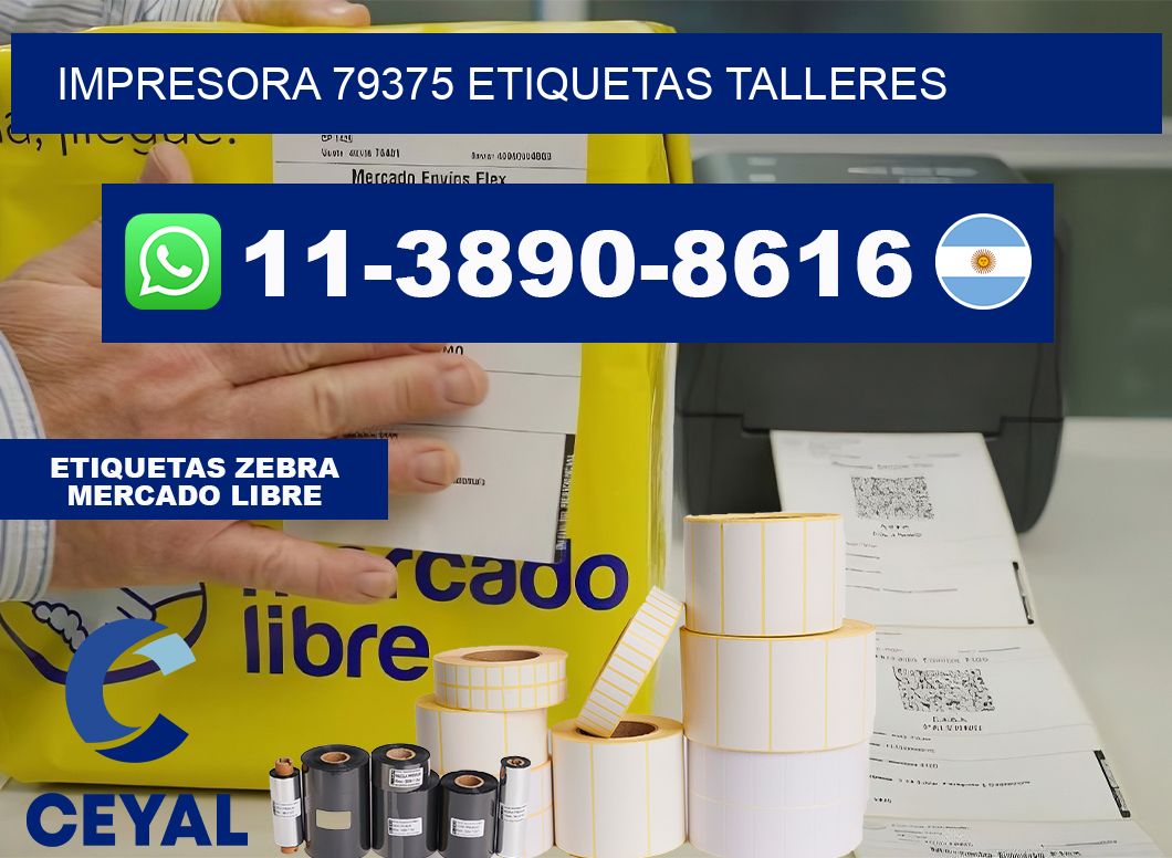 impresora 79375 etiquetas talleres