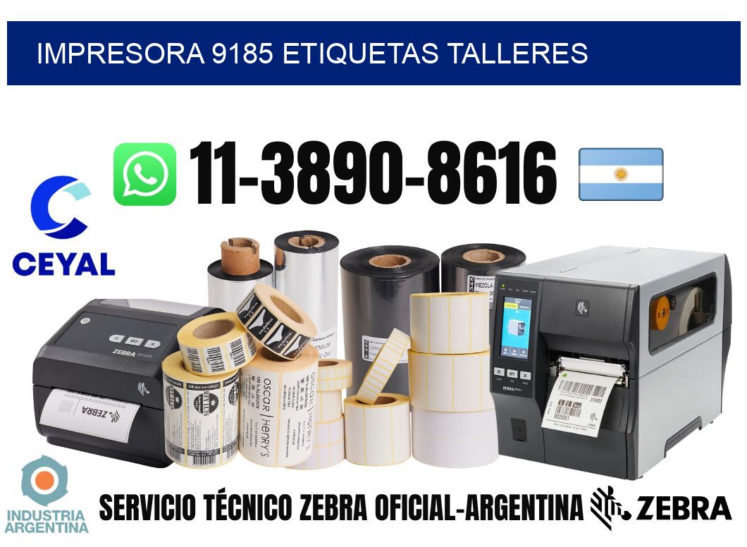 impresora 9185 etiquetas talleres