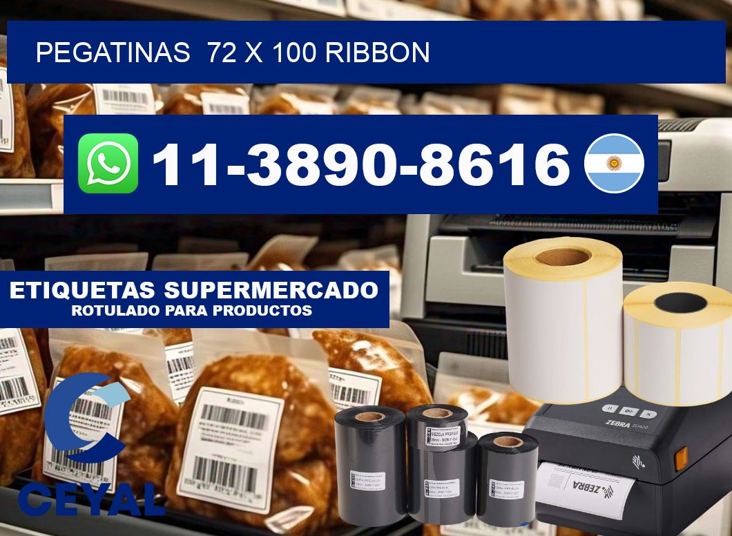 pegatinas  72 x 100 ribbon