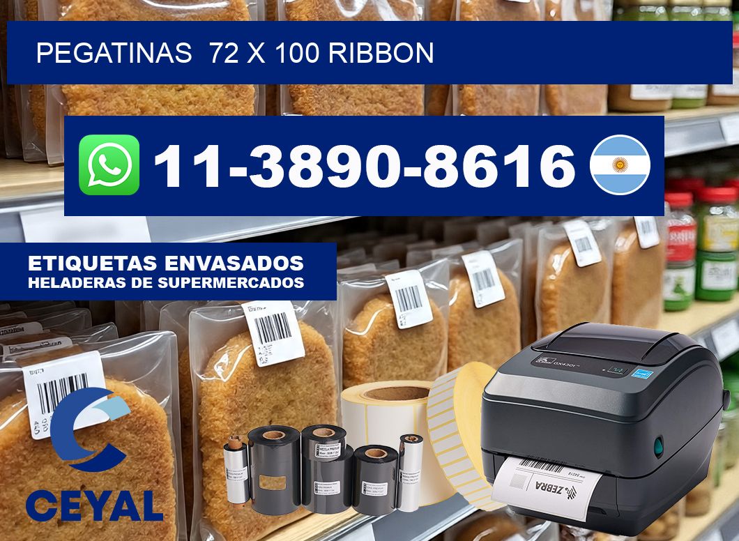 pegatinas  72 x 100 ribbon