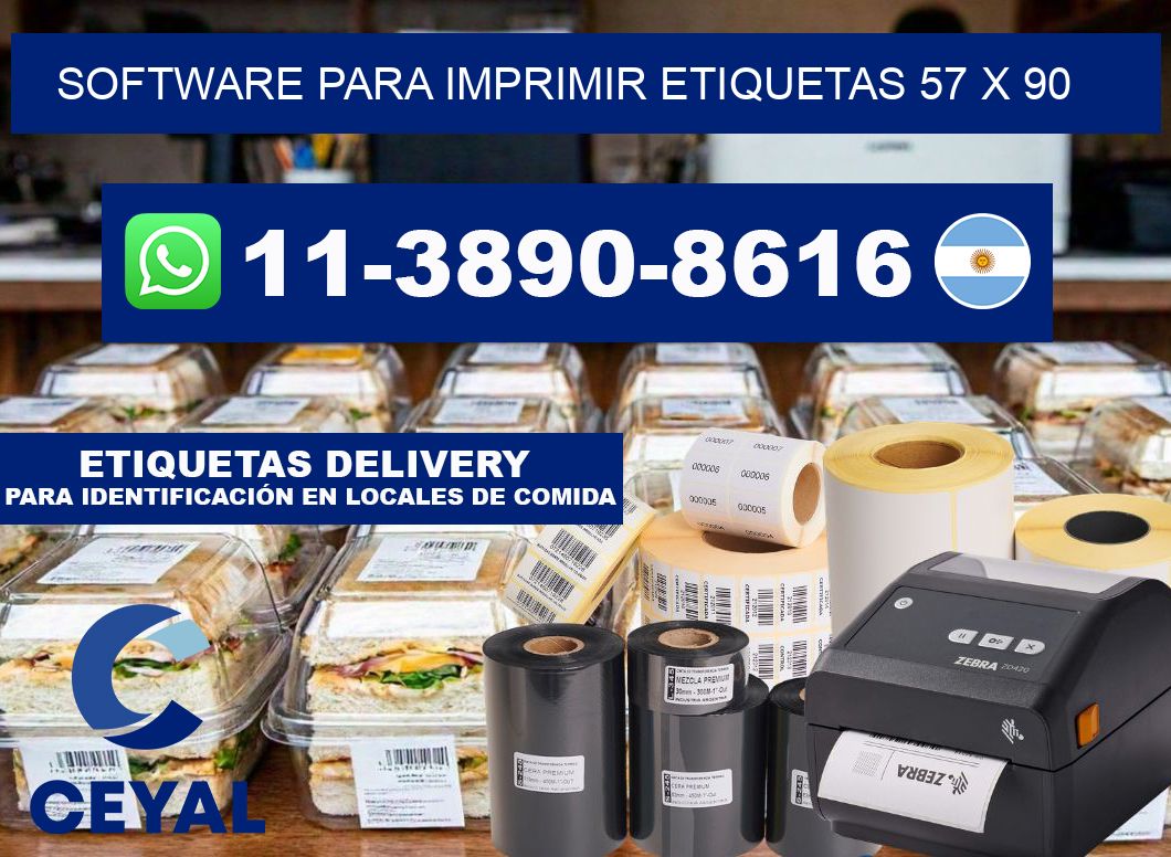 software para imprimir etiquetas 57 x 90