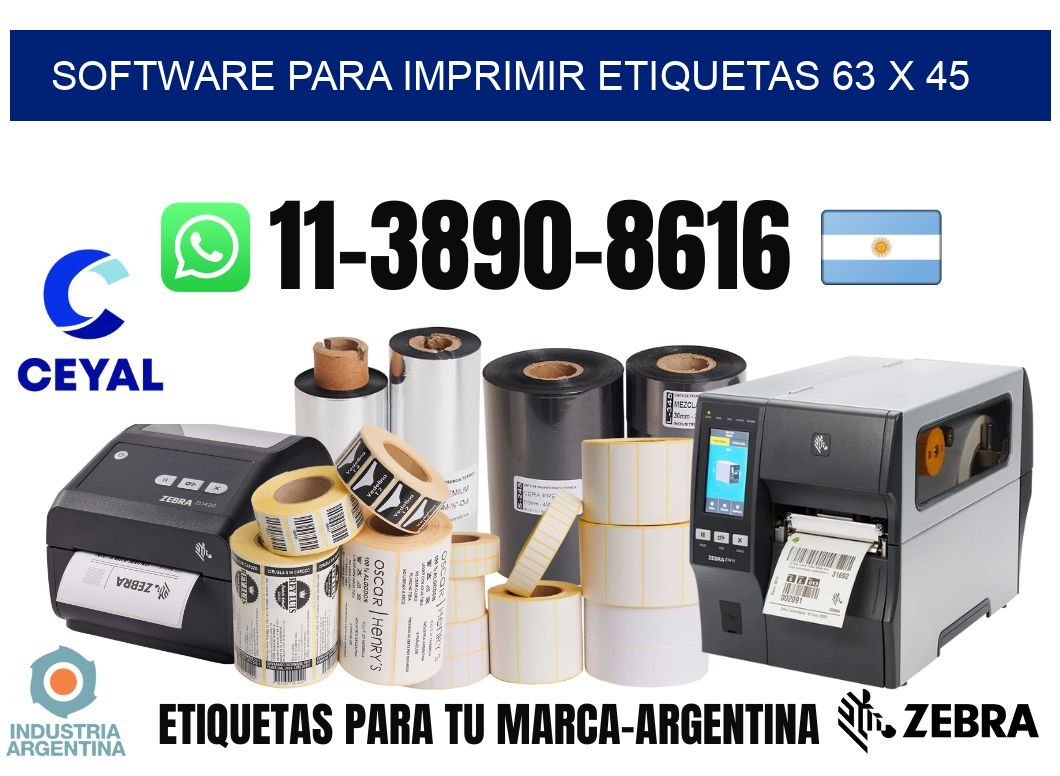 software para imprimir etiquetas 63 x 45
