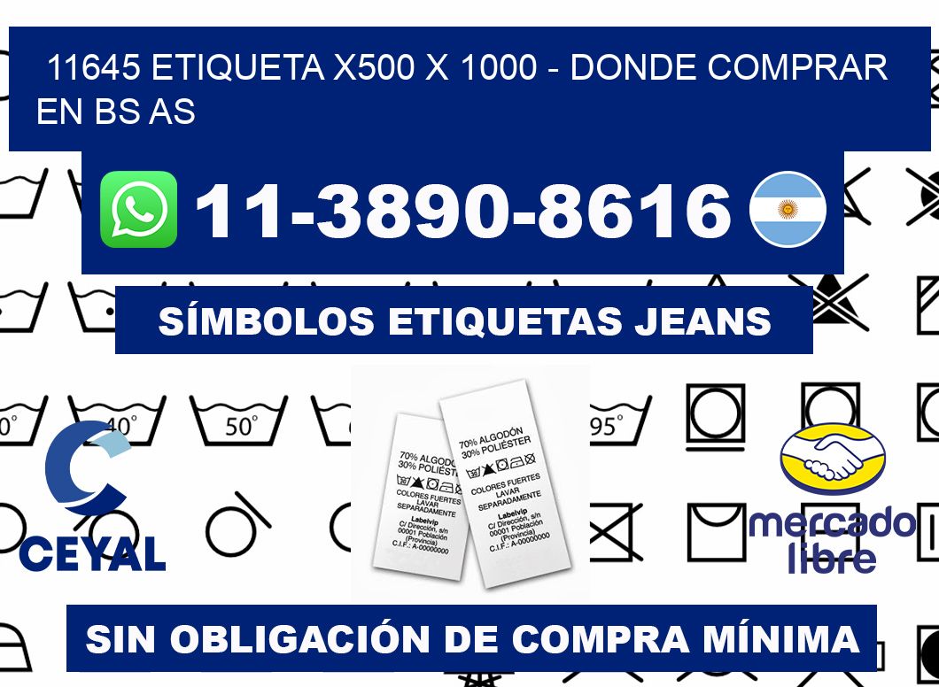 11645 etiqueta x500 x 1000 - Donde Comprar en bs as