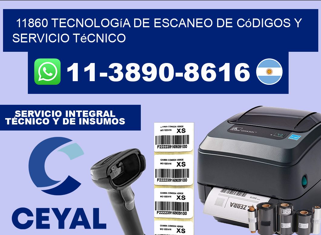11860 Tecnología de Escaneo de códigos y Servicio Técnico
