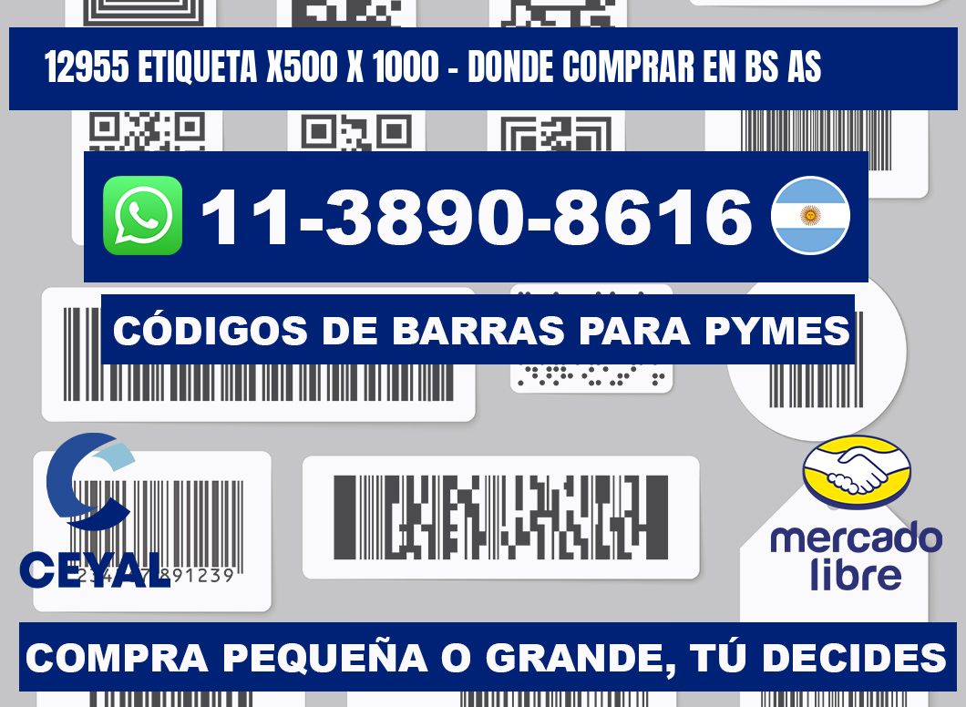 12955 etiqueta x500 x 1000 - Donde Comprar en bs as