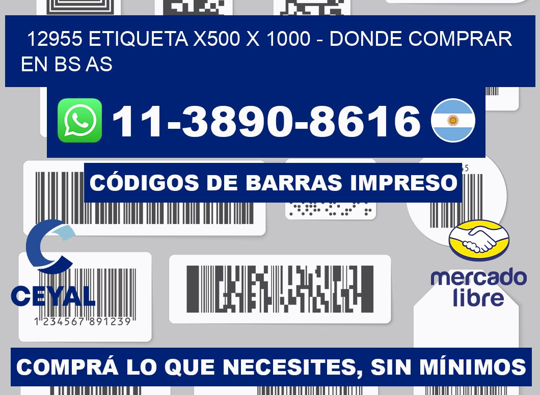 12955 etiqueta x500 x 1000 - Donde Comprar en bs as