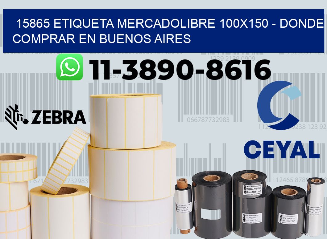 15865 etiqueta MercadoLibre 100x150 - Donde Comprar en Buenos Aires