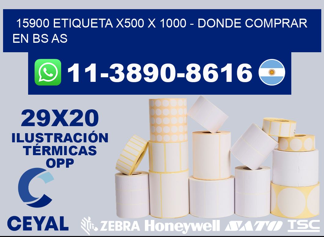 15900 etiqueta x500 x 1000 - Donde Comprar en bs as