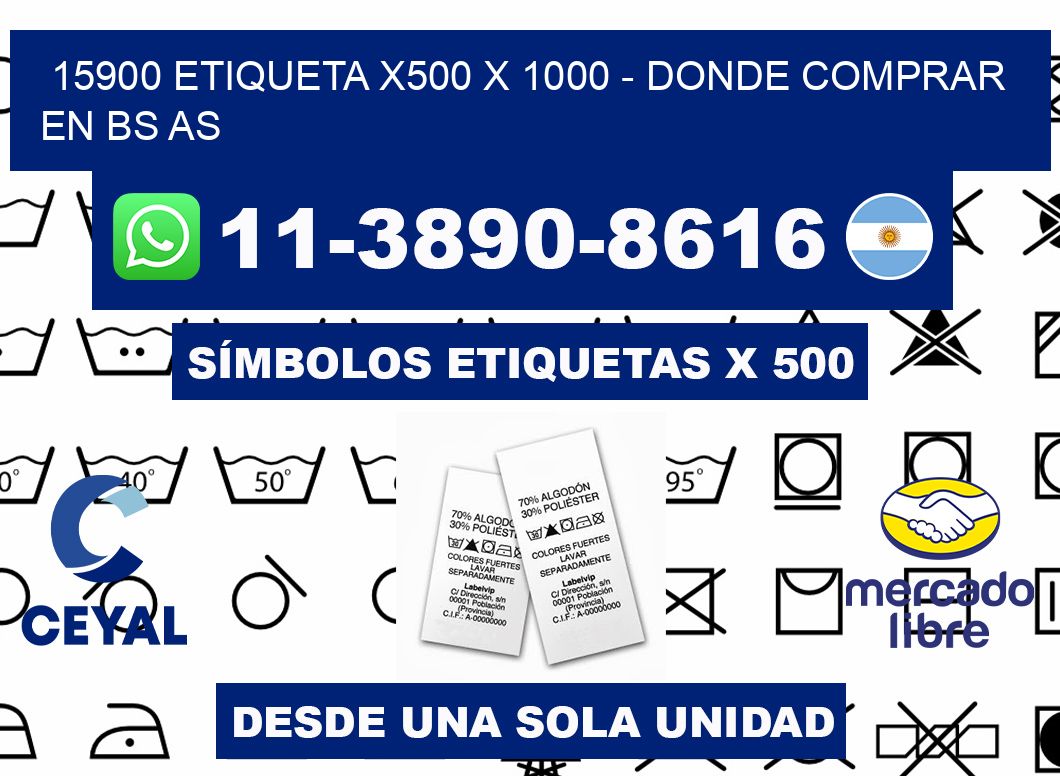 15900 etiqueta x500 x 1000 - Donde Comprar en bs as