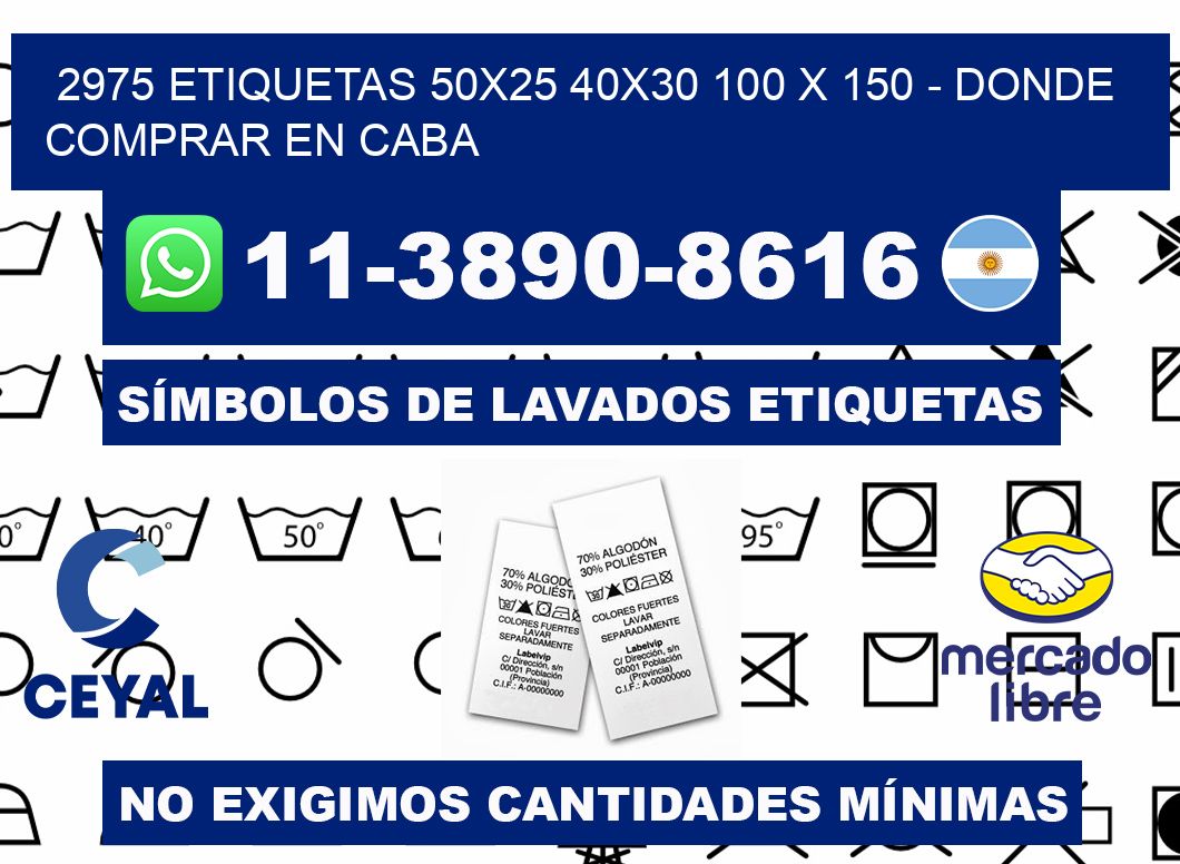2975 etiquetas 50x25 40x30 100 x 150 - Donde Comprar en Caba