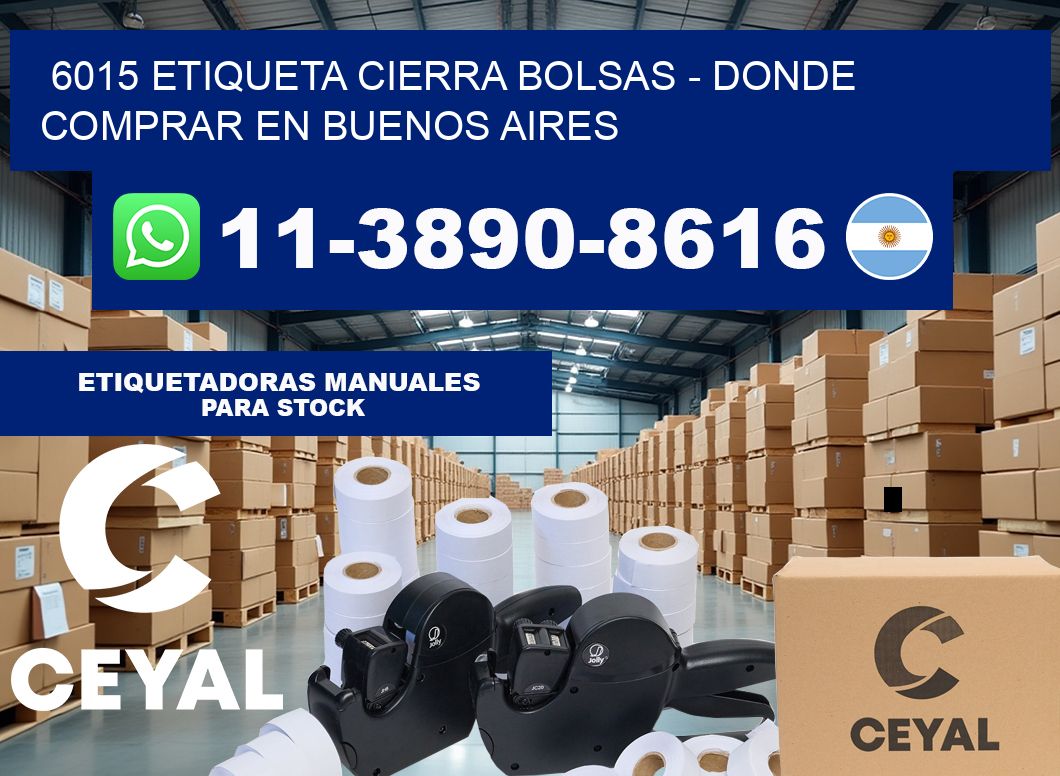 6015 etiqueta Cierra Bolsas – Donde Comprar en Buenos Aires