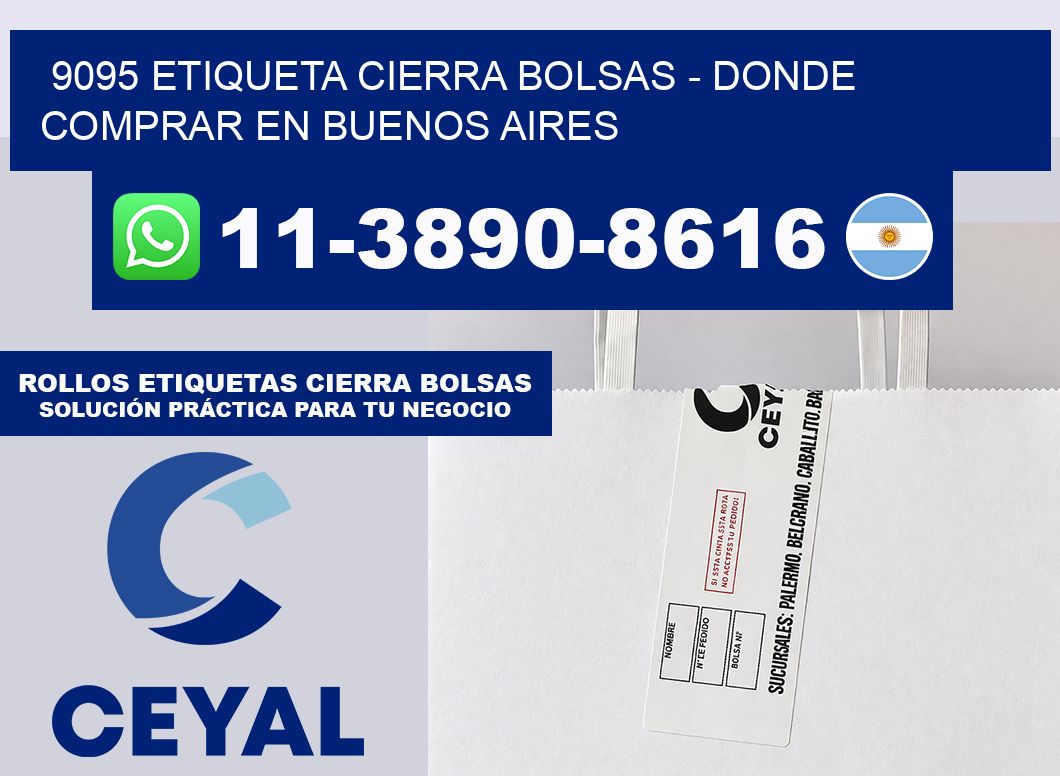 9095 etiqueta Cierra Bolsas – Donde Comprar en Buenos Aires