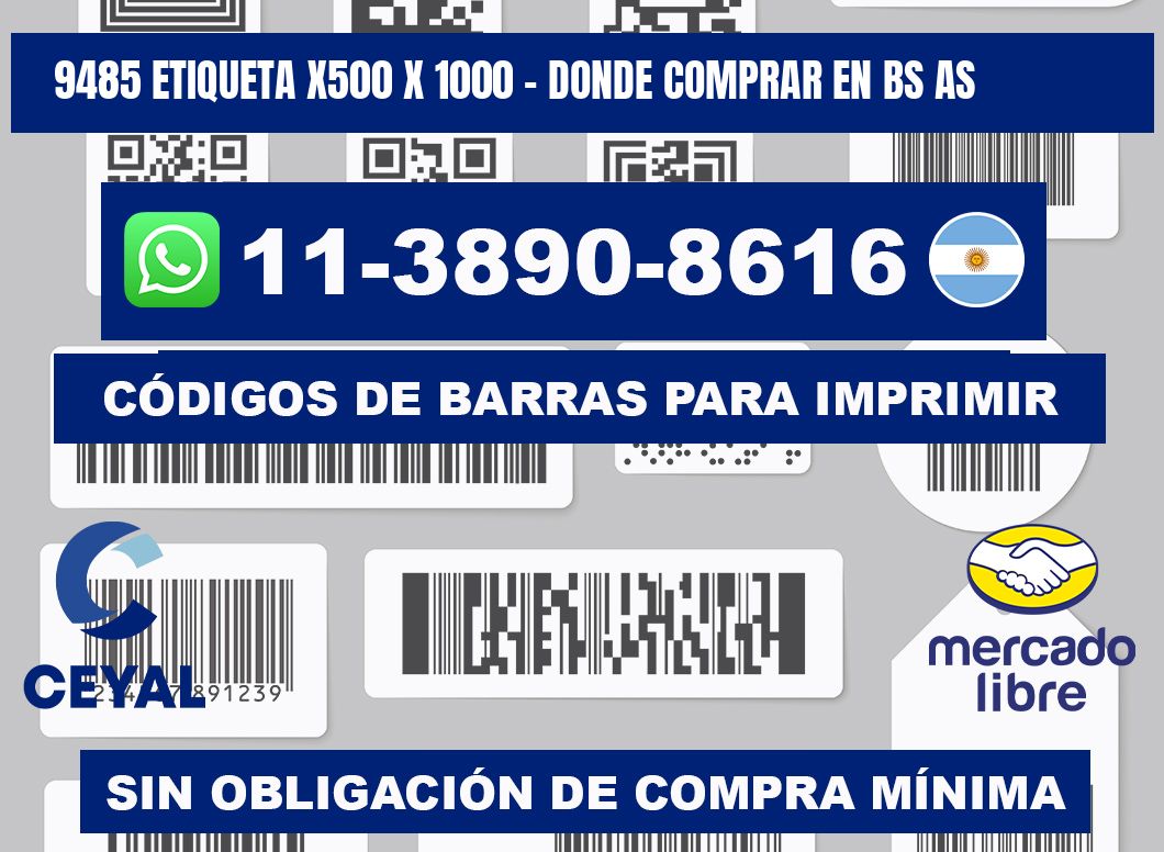 9485 etiqueta x500 x 1000 - Donde Comprar en bs as