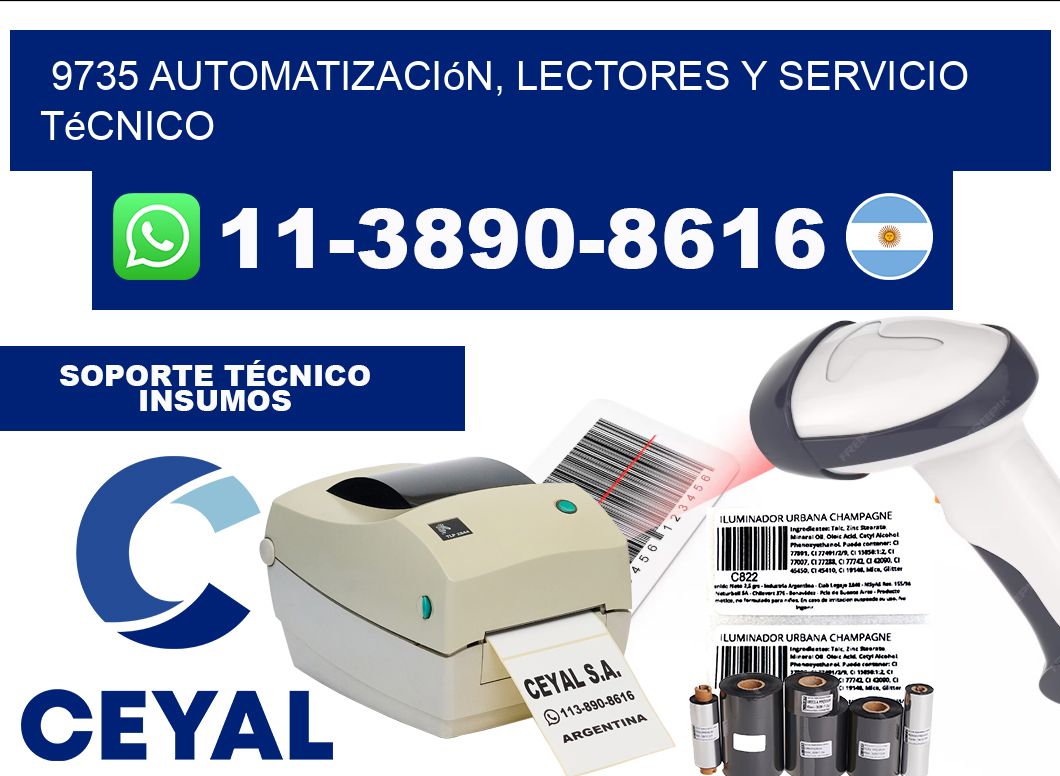 9735 Automatización, Lectores y Servicio Técnico