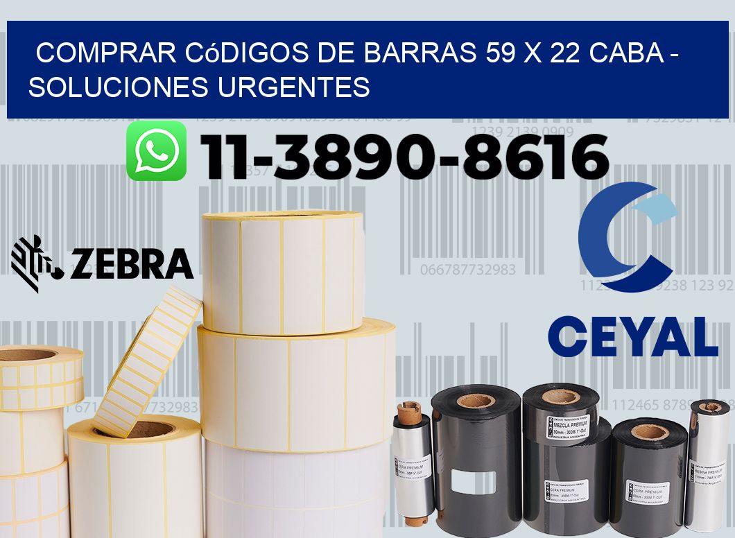 Comprar códigos de barras 59 x 22 CABA - soluciones urgentes