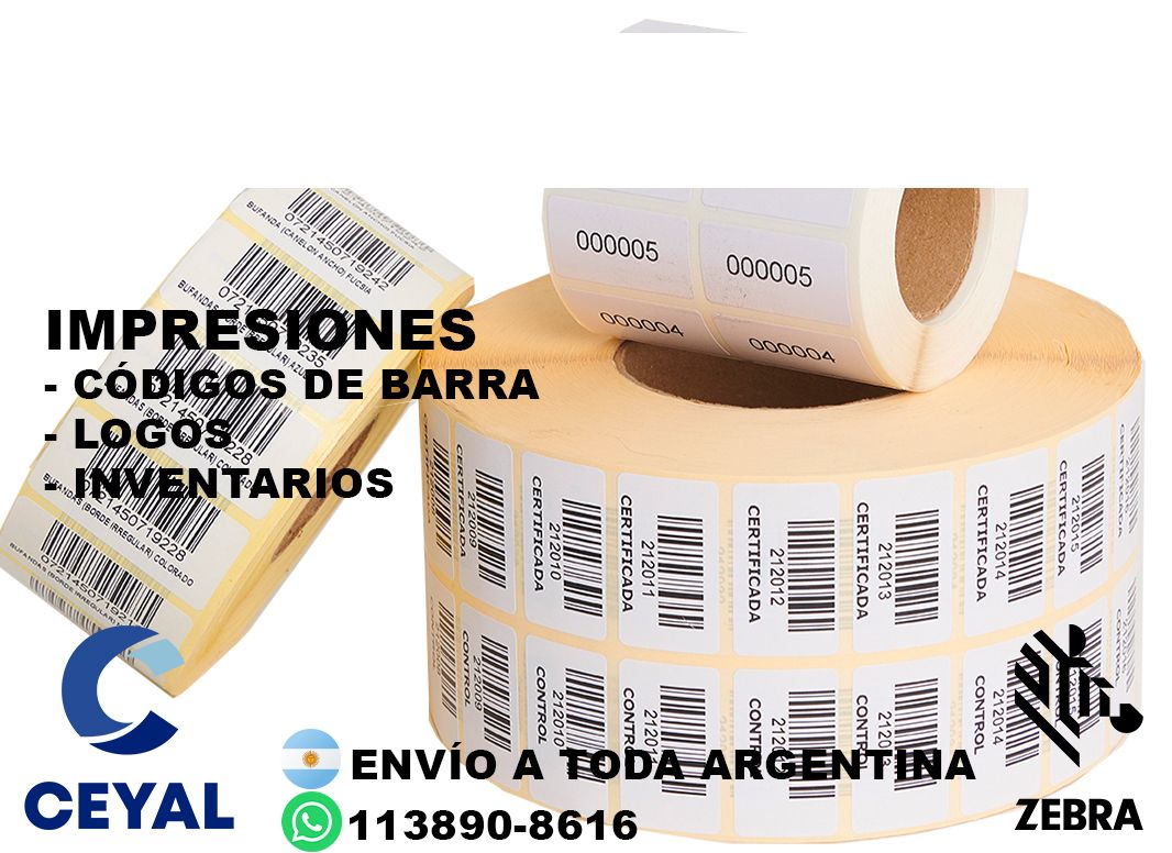 Comprar códigos de barras 60 x 59  Donde es mas fácil comprar