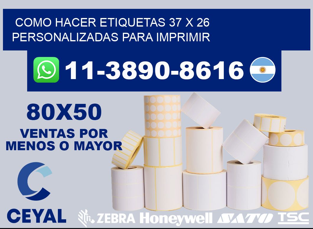 como hacer etiquetas 37 x 26 personalizadas para imprimir