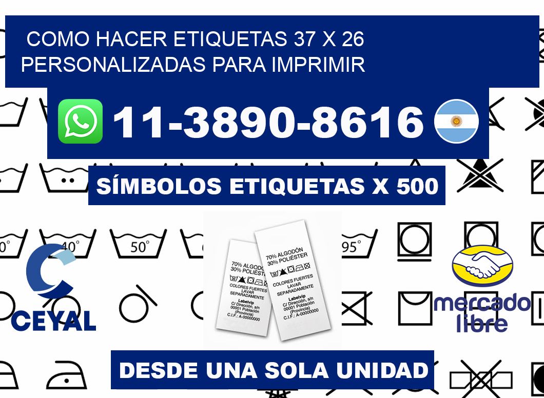 como hacer etiquetas 37 x 26 personalizadas para imprimir