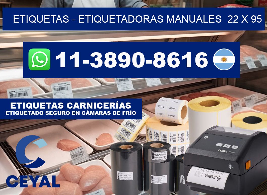 etiquetas - Etiquetadoras Manuales 22 x 95