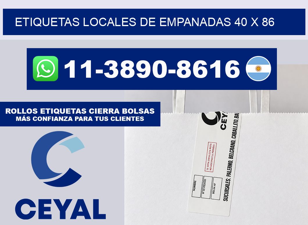 etiquetas locales de empanadas 40 x 86