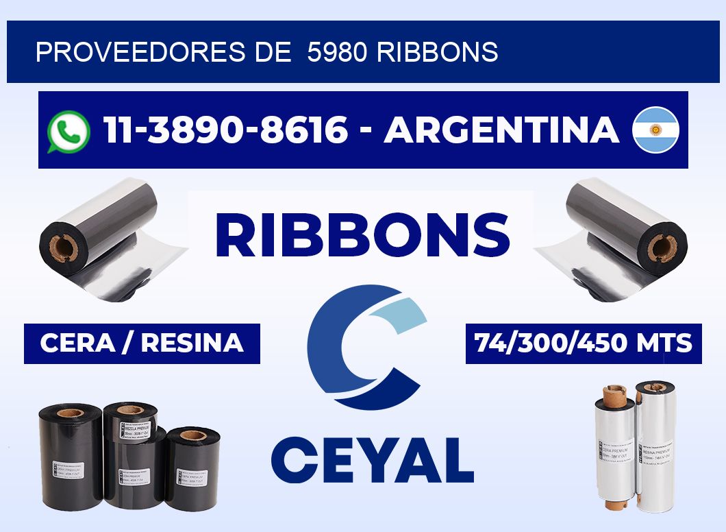 Proveedores de 5980 ribbons