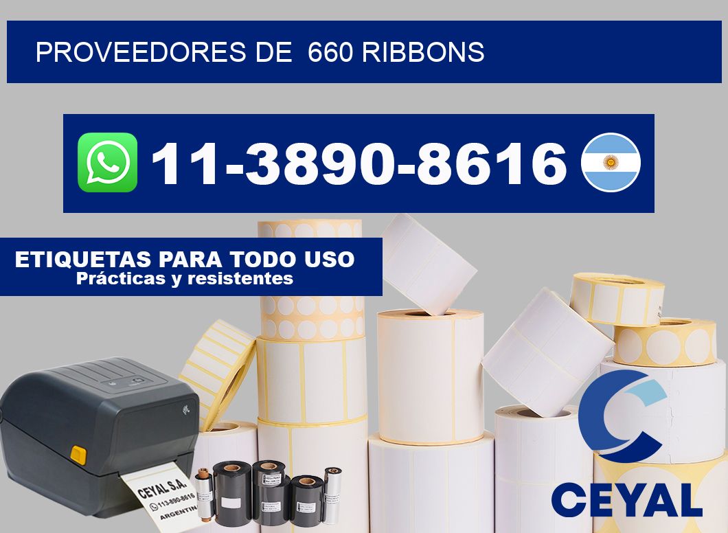 Proveedores de  660 ribbons