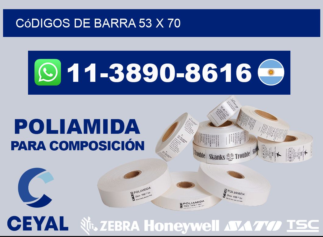 códigos de barra 53 x 70
