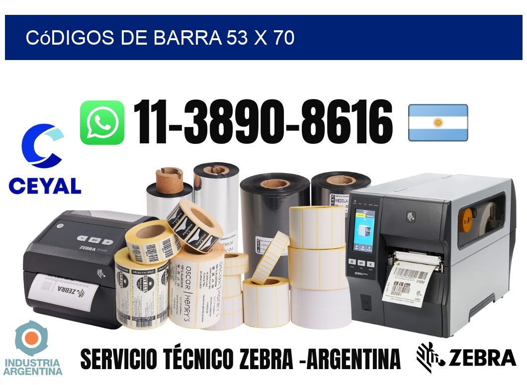 códigos de barra 53 x 70