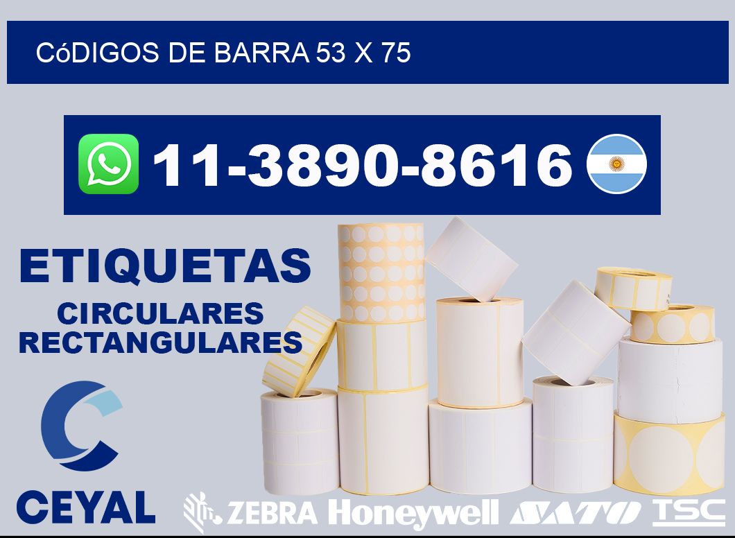 códigos de barra 53 x 75