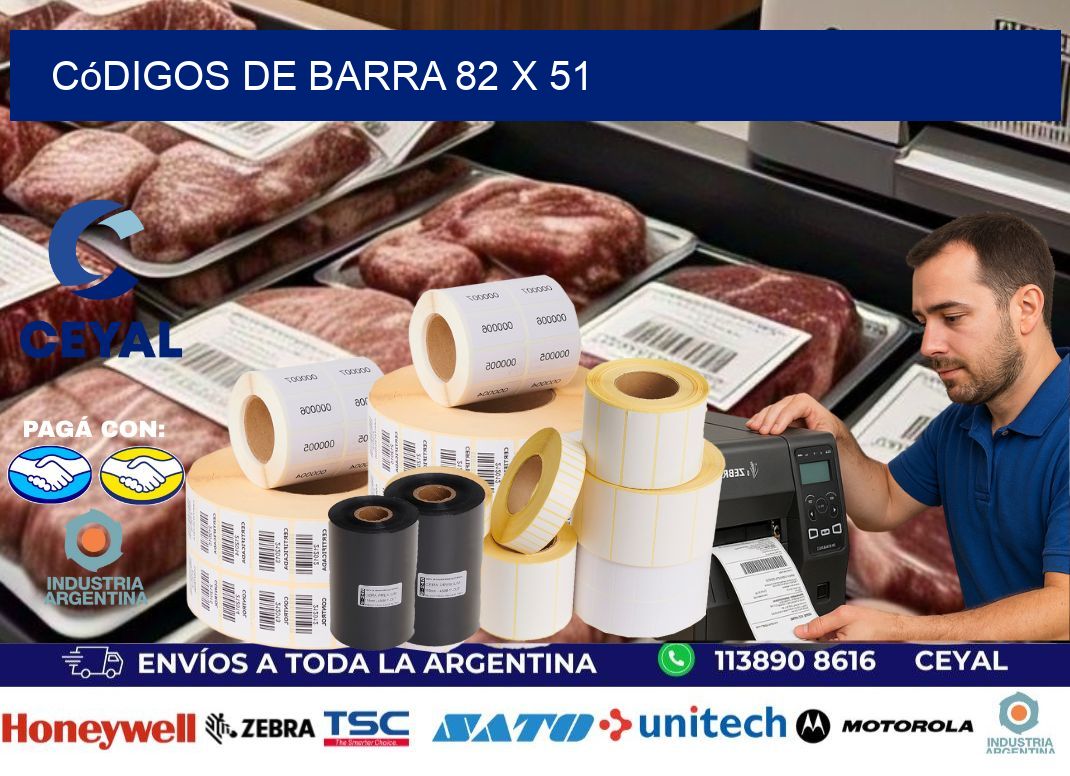 códigos de barra 82 x 51