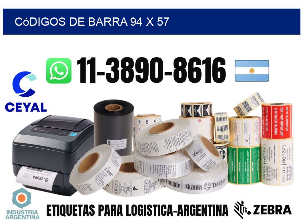 códigos de barra 94 x 57